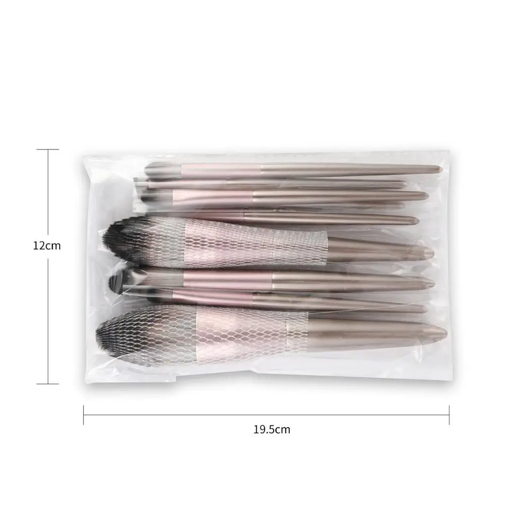 Набор кистей для макияжа 9 шт. косметические Профессиональные Тени лица подводка