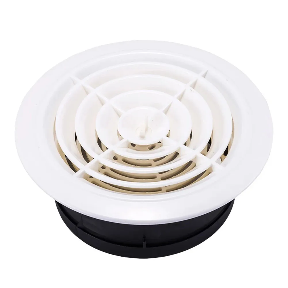 

Round Air Vent Louver Grille Cover Outlet Adjustable Exhaust Vent Ventilation Athroom Bedroom Kitchen Ventilation Vents