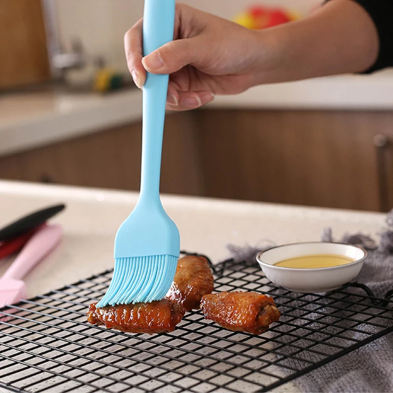 

Масло для барбекю щетка Кухня гаджеты хлеб масло, наполняемое кремом для торта, силиконовая щеточка Пособия по кулинарии термостойкие кист...