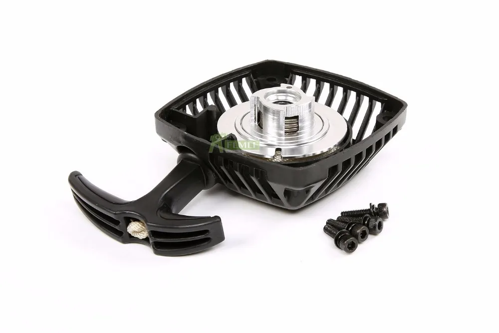 Easy Pull Starter with CNC Turbine Fit for 1/5 HPI ROFUN Rovan KM BAJA Losi 5ive T FG GoPed RedCat | Игрушки и хобби