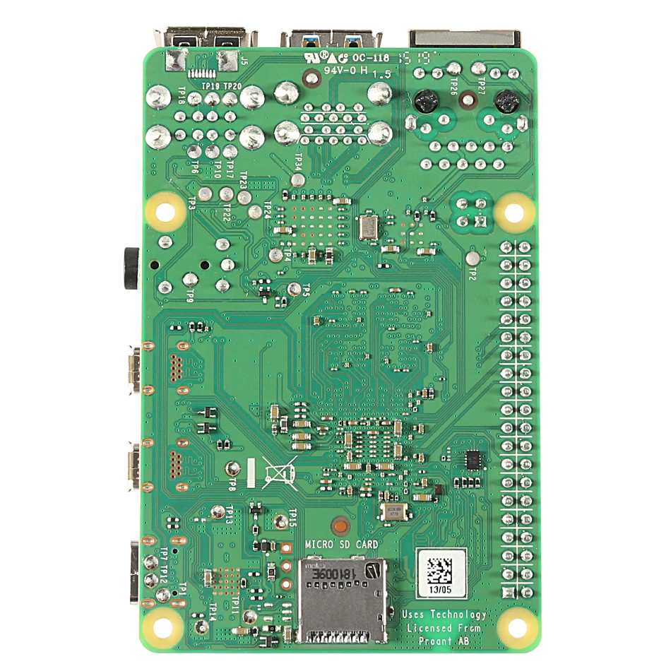 Последняя модель Raspberry Pi 4 B 1 Гб 2 ГБ ОЗУ Bcm2711 четырехъядерный процессор Cortex-a72 Arm V8 5