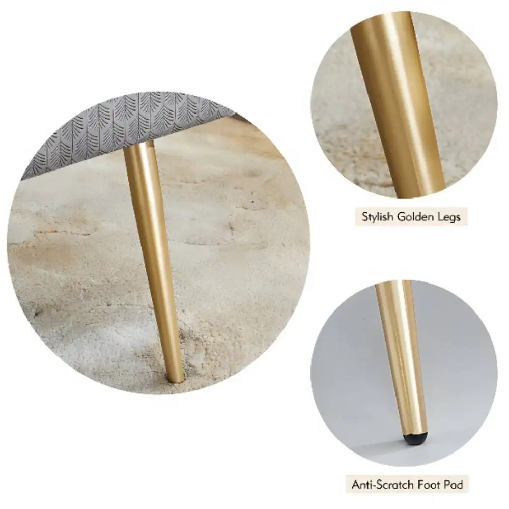 [США в наличии] 45 7 дюймовая бархатная прямоугольная скамейка для ног подставка