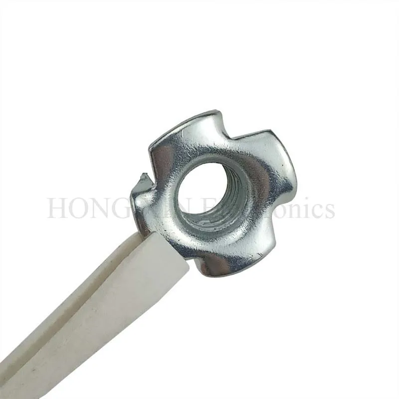 1 шт. оцинкованная гайка M3 с четырьмя когтями для динамика Т-гайка потайная