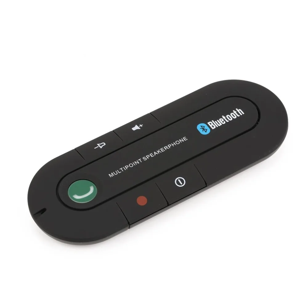 Bluetooth автомобильный комплект громкой связи беспроводной Bluetooth динамик телефон MP3 музыкальный плеер Солнцезащитный козырек клип динамик телефон с автомобильным зарядным устройством