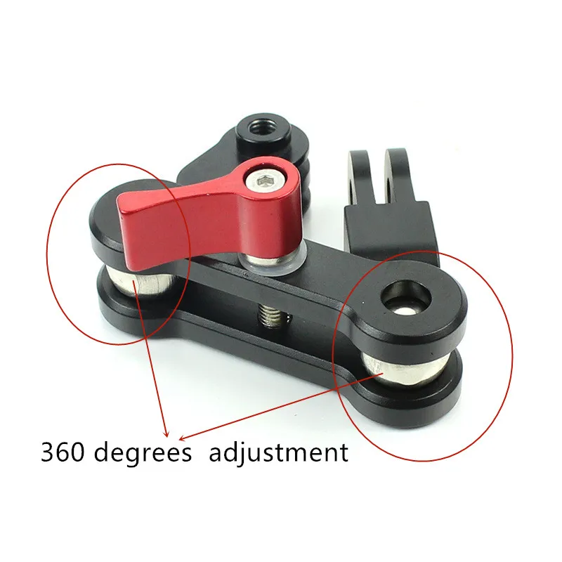 Аксессуары для камеры Go pro Алюминиевое Крепление с поворотом на 360 градусов Hero 10 9 8