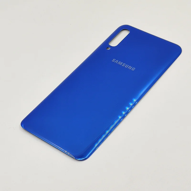 Blue Samsung Galaxy A50, чехол на заднюю панель, чехол на заднюю панель, запасная крышка для samsung Galaxy A50 A 50 A505 A505F A505DS - Цвет: Blue