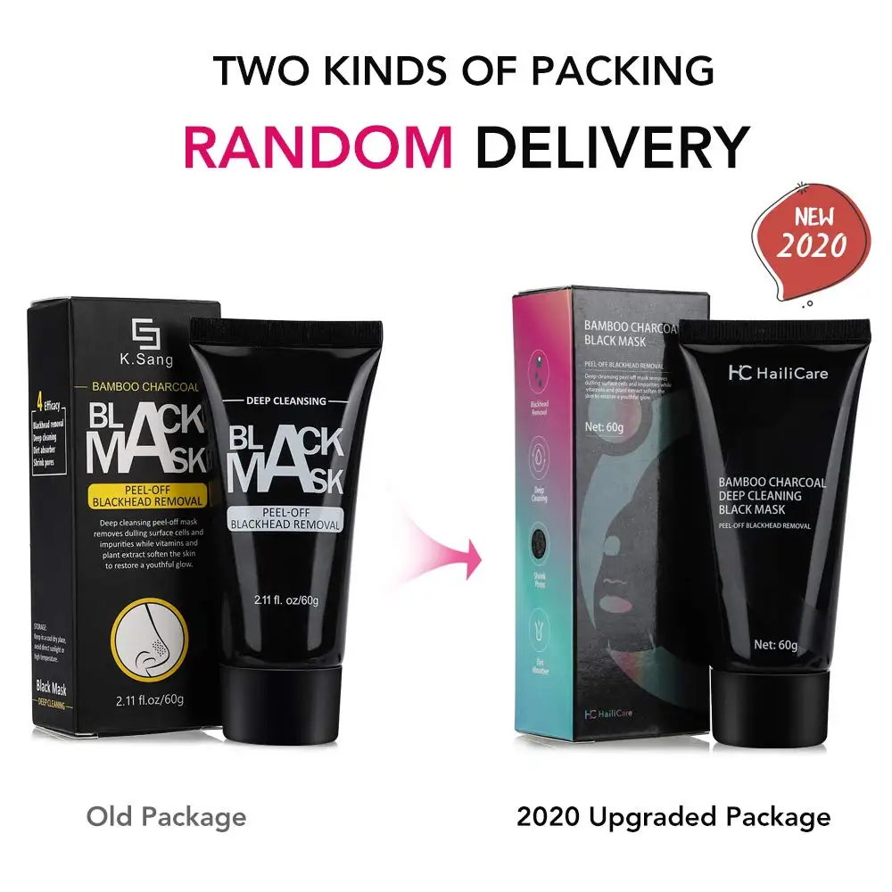 Маска для лица удаления черных точек угольная отшелушивающая маска Глубокая