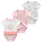 Одежда для маленьких мальчиков и девочек, детская одежда для девочек, хлопковый комбинезон для новорожденных, комбинезон, двойной костюм