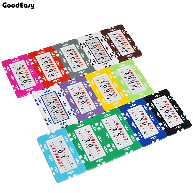 36 200 шт квадратная глиняная фишка для покера наборы техасских фишек Большие фишки