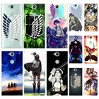 Силиконовый чехол из ТПУ для Sony Xperia X XA XA1 XA2 XA3 XZ XZ1 XZ2 XZ3 XZ4 L1 L2 L3 Plus, соревнование аниме японский атака на Титанов