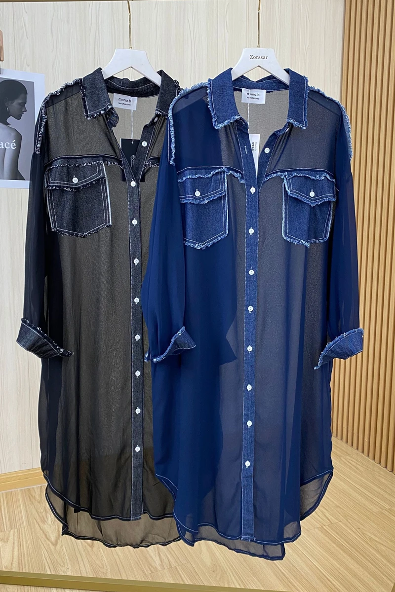 

2021 Summer Korean Style Long Sleeve Blouses Thin Breathable Long Sun Protection Coat Female Korean Loose Casual Shirt Top