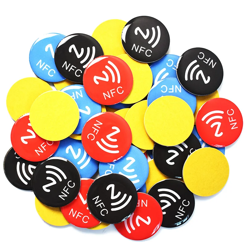 10 шт. NFC 213 эпоксидные метки 13 56 МГц ISO14443A Наклейка Анти Металл все телефон доступны