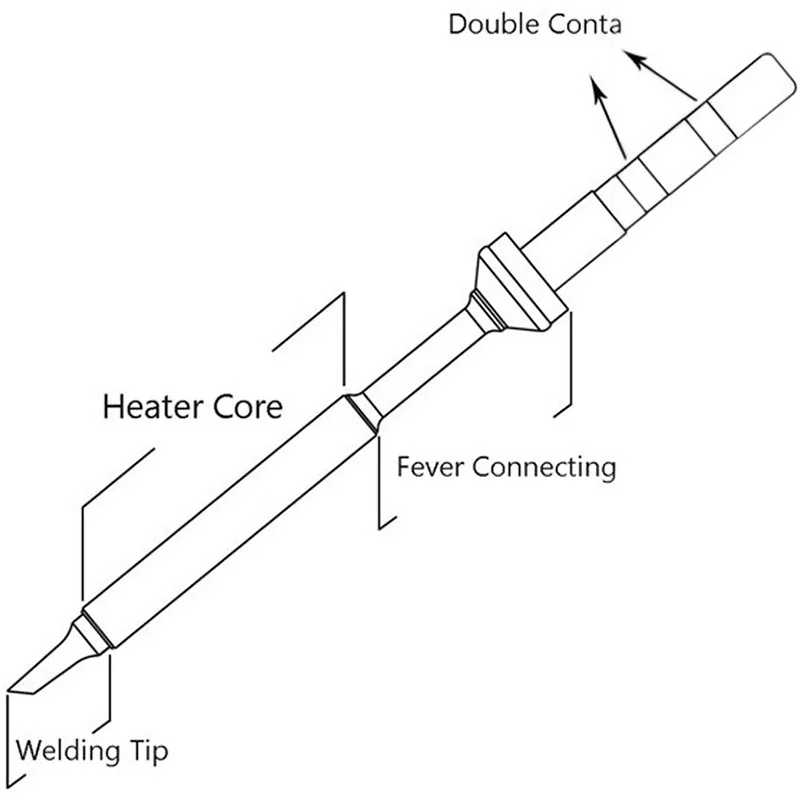 

TS-C1 Soldering Iron Head TS100 Soldering Iron Smart Soldering Iron Pocket Electric Soldering Iron