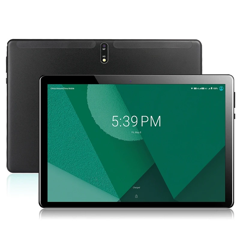

M107 планшетный ПК 10,1 дюймов 800X1280 IPS ZX9863 8-Core 2 Гб + 32 ГБ, Android 9,0 двойной кассета планшетный ПК с функцией разговора, черный