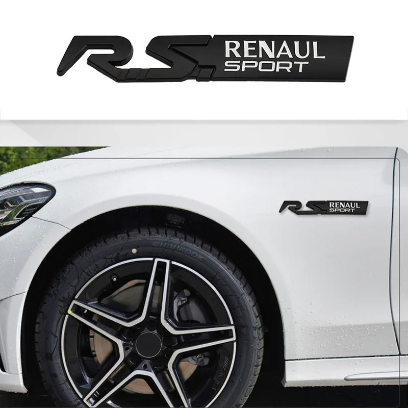 Автомобильная наклейка RS Спортивная с эмблемой для Renault Megane Scenic laguna Logan Koleos Sandero