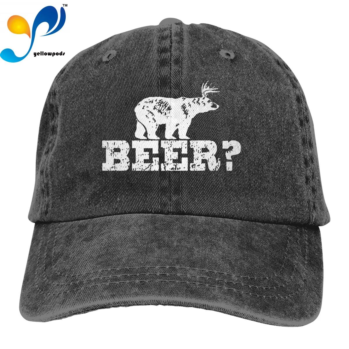 

Новая бейсбольная кепка в стиле ретро с оленем и медведем, модная мужская и женская Регулируемая Кепка с козырьком в стиле хип-хоп