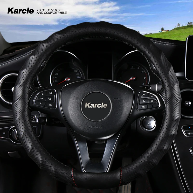 Чехол для руля Karcle 3D противоскользящая защита автомобиля 15 дюймов тип O/D |