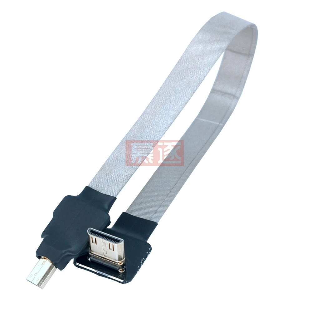 Мини HDMI совместимый с Micro кабель 1080p 3D Высокоскоростной адаптер позолоченным