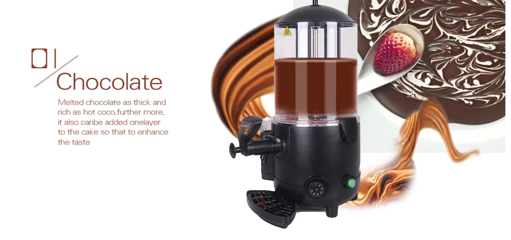 ITOP 5L/10L горячий диспенсер для шоколада, коммерческая система Baine Marie, машина для шоколада, молока, чая, напитков для кафе-магазина