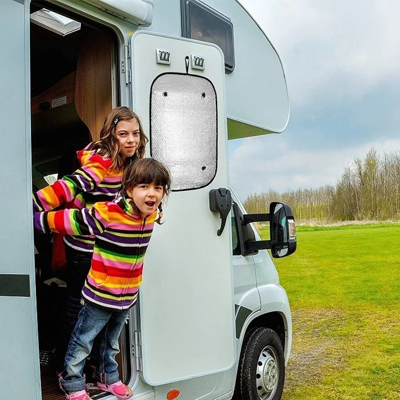 2 шт. двухслойный солнцезащитный козырек для окон и дверей домов на колесах 15 7x23 6