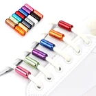 15 видов цветов алюминиевая застежка для шнурков для мужчин и женщин, для детей