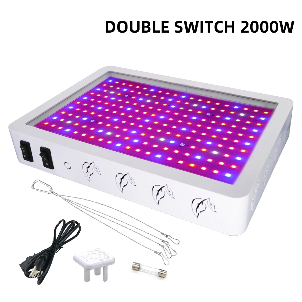 

Панельная Светодиодная лампа полного спектра для выращивания растений, 2000 Вт