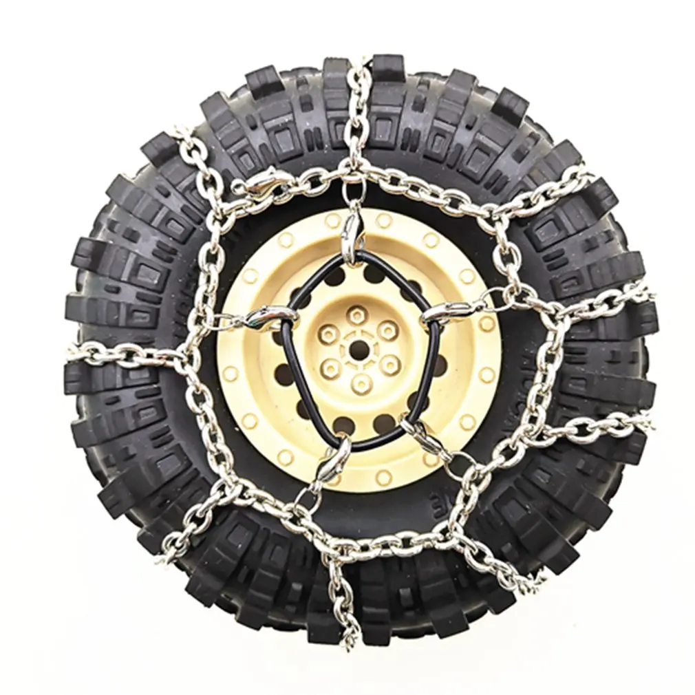 Аксессуары для моделей автомобилей снежные цепи 115-120 мм металлические шин MK1040