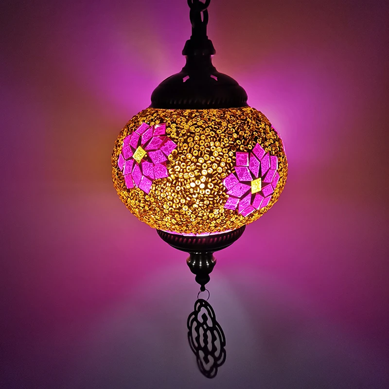 WOERFU 15 см Мозаика подвесные светильники турецкое Ретро освещение E27 Бар Ресторан