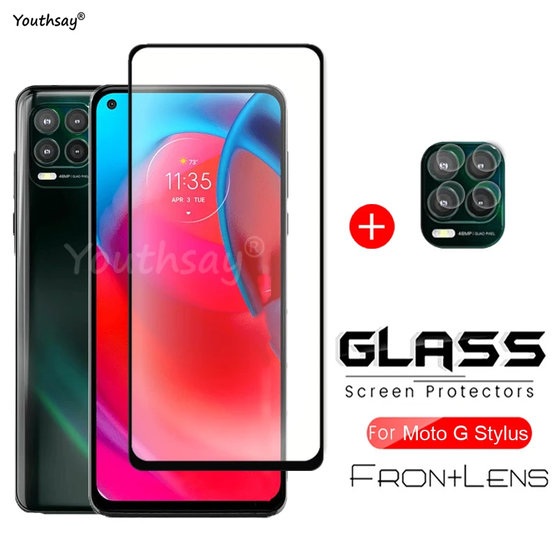 

For Motorola Moto G Stylus Glass for Motorola G Stylus Tempered Glass Screen Film Camera Protector Film For Moto G Stylus 5G