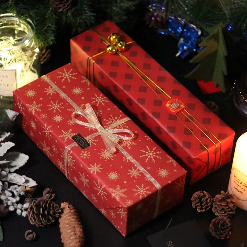 10 шт. Рождественская оберточная бумага в рулоне для рукоделия сделай сам