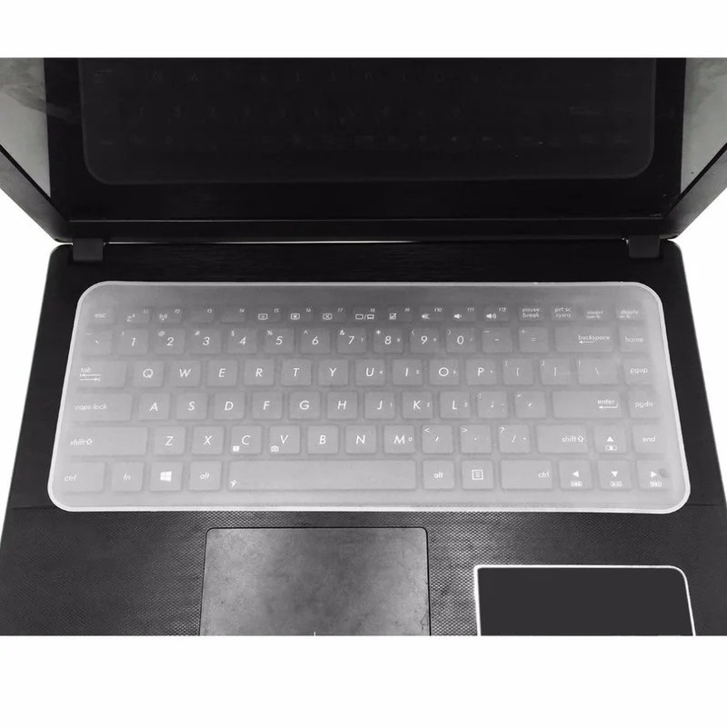 

Keyboard Cover Skin Waterproof Dustproof Silicone Film Universal Tablet Keyboard Protector Guard for 13-17 Inch Notebook