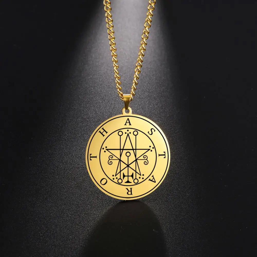 LIKGREAT Винтажное ожерелье со звездами Мужская подвеска из нержавеющей стали Mighty