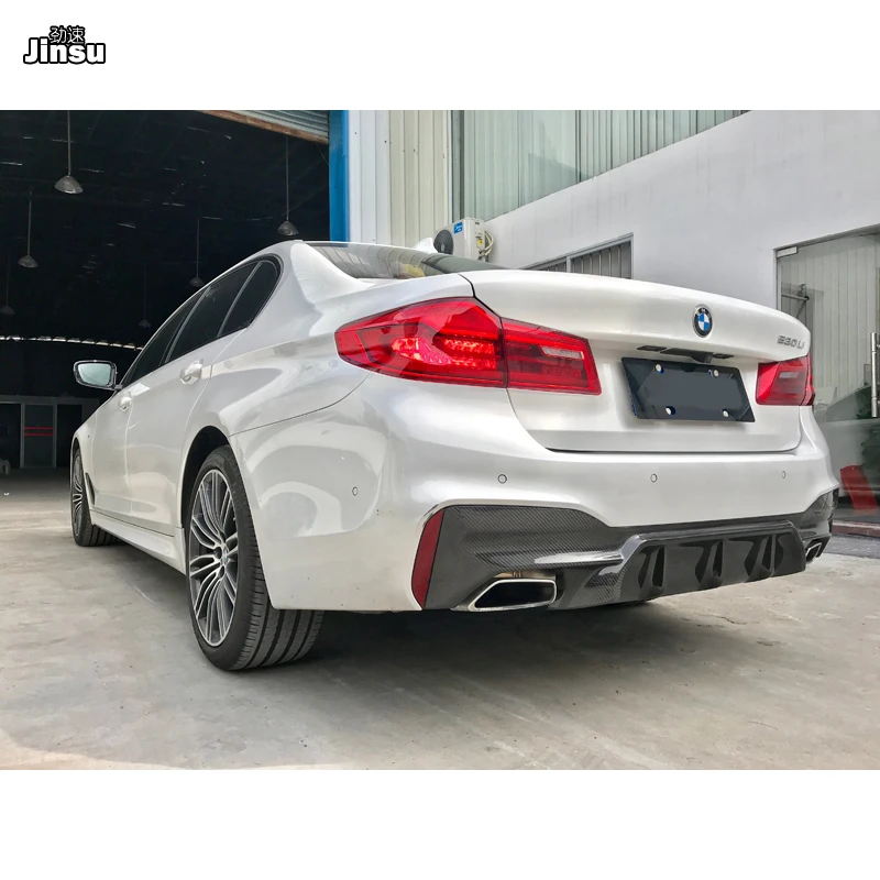 Спойлер для заднего бампера M5 style спойлер BMW 5 series 540i 2017 - 2019 G30 задний диффузор
