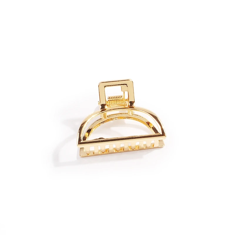 9 Styles Geometric Hair Claw For Women Girls Clamps Hair Crab Metal Gold Hair Clip Claw Accessories Hairpins Ornament - Цвет: 7