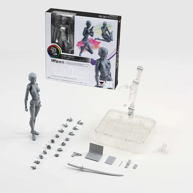 Аниме Archetype He She Ferrite Figma подвижные тела Feminino KUN Body Chan ПВХ фигурка модель игрушки кукла для коллекционирования - Цвет: huisenv4