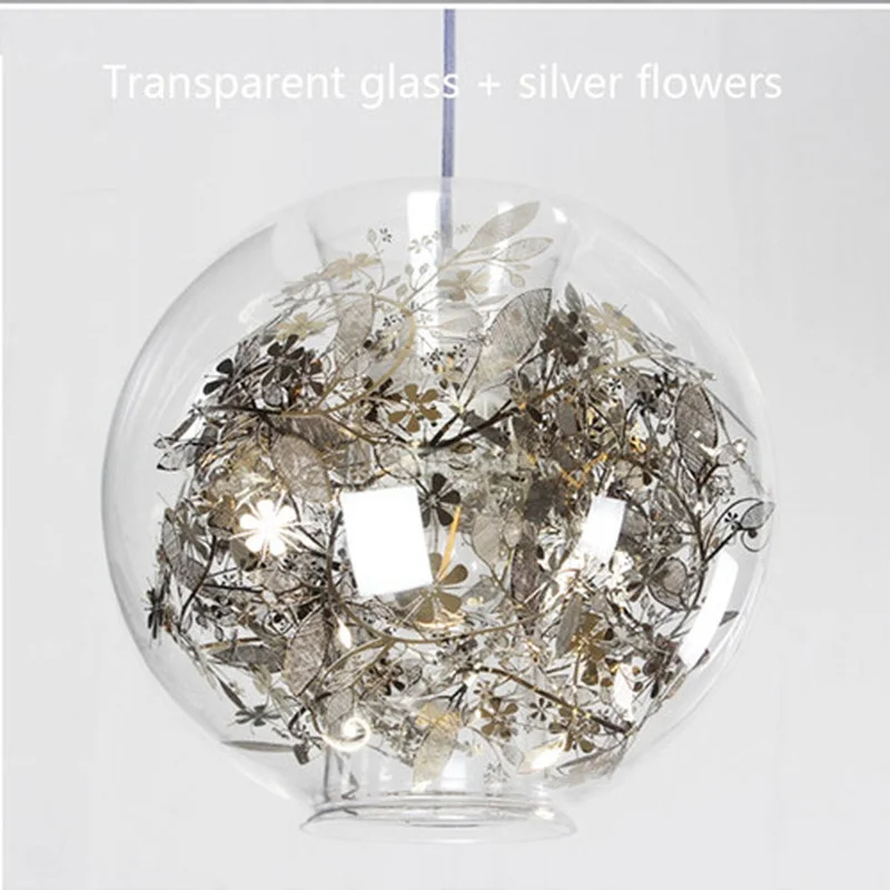 Artecnica спутанный шар светодиодный подвесной светильник блеск стеклянный аквариум