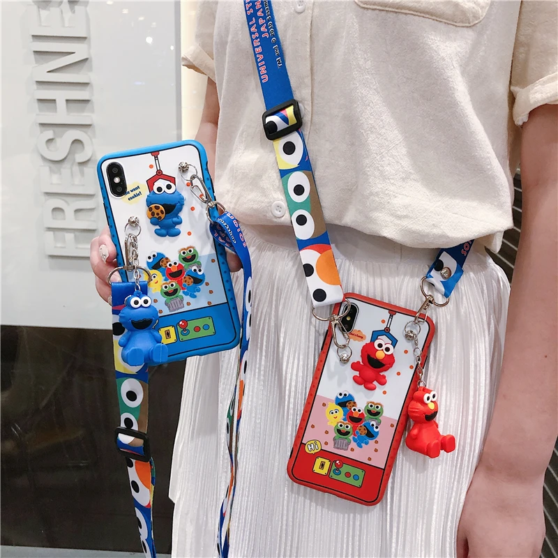 Для huapwei p30 P20 3D Улица Сезам чехол Милый Печенье Elmo мягкий для телефона huawei mate20 pro