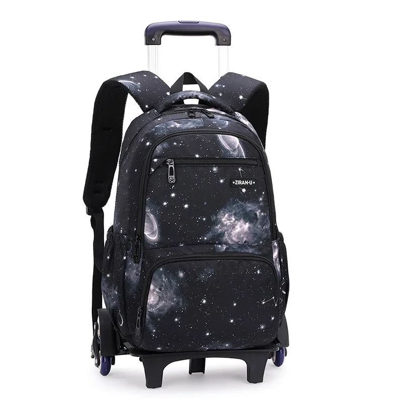 Trolley Children School Bags Mochila Kids Backpacks With Wheel Trolley Luggage For Girls Boys backpack Escolar Backbag Schoolbag