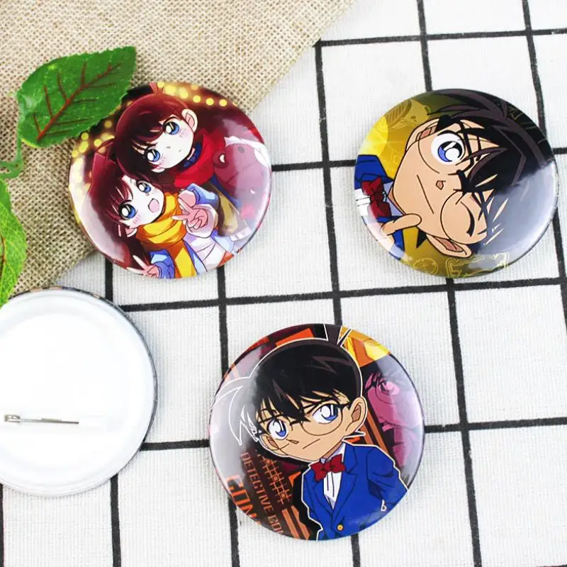 Творческий значок для косплея аниме Конан мультяшная брошь булавки коллекция