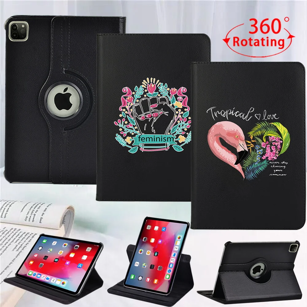 

360 Degree Rotating Leather Smart Cover Case for Apple IPad Air 4 10.9 Inch 2020/Air 3 10.5 2019/Air 1 2 9.7 Inch Tablet Case