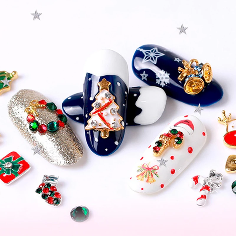 Горячие 3D заклепки Кристаллы Стразы для ногтей AB прозрачные камни Самоцветы