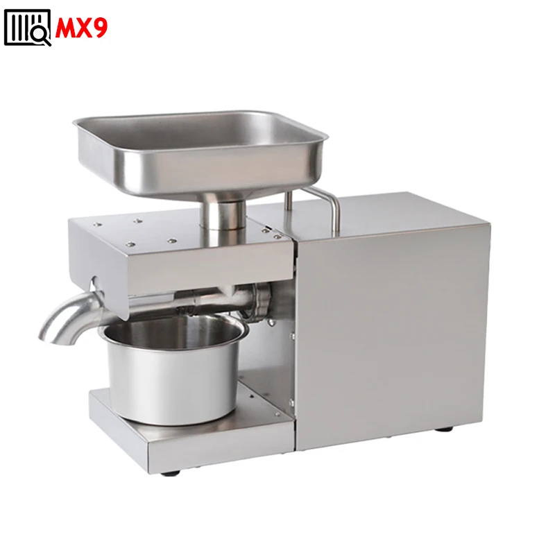 Screw Cold Oil Press Automatic Household Business Stainless Squeezing Machine Sunflower Seeds Peanut Olive Extraction Equipment | Бытовая