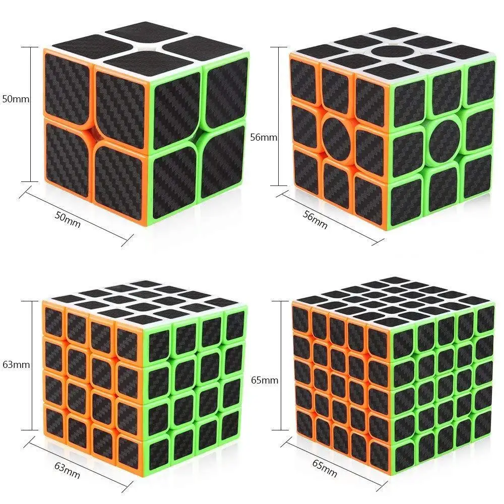 Глобальный MoCube Z-Cube углеродное волокно Скорость кубик Пирамидка куб додекаэдра