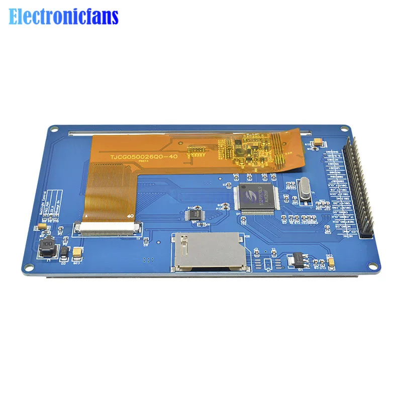 Diymore 5," 5,0 дюймов TFT ЖК-дисплей 800x480 Сенсорная панель экран модуль платы блока программного управления Драйвер IC SSD1963 sd-карта для 51/AVR/STM32