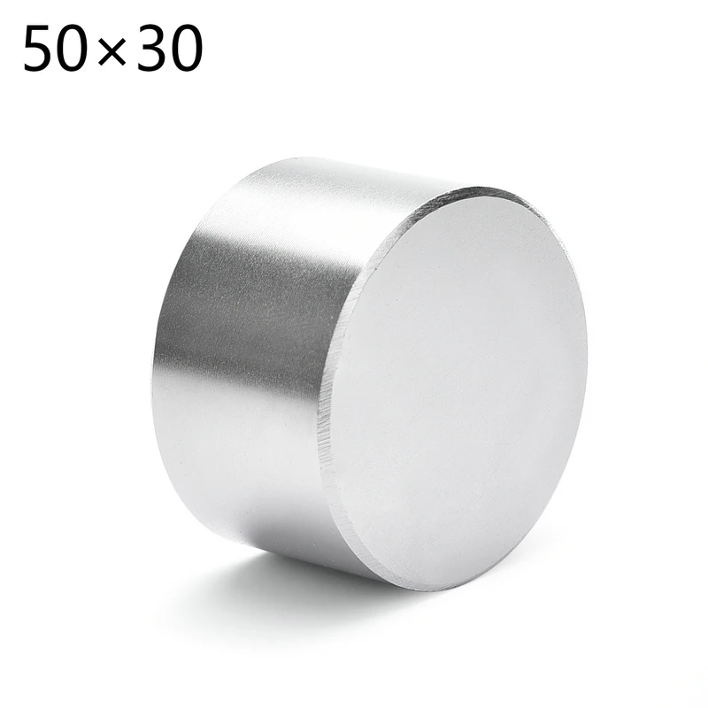 Неодимовый магнит 50x30 N52 Круглый сверхсильный редкоземельный D40-70mm 50 х30 поисковый