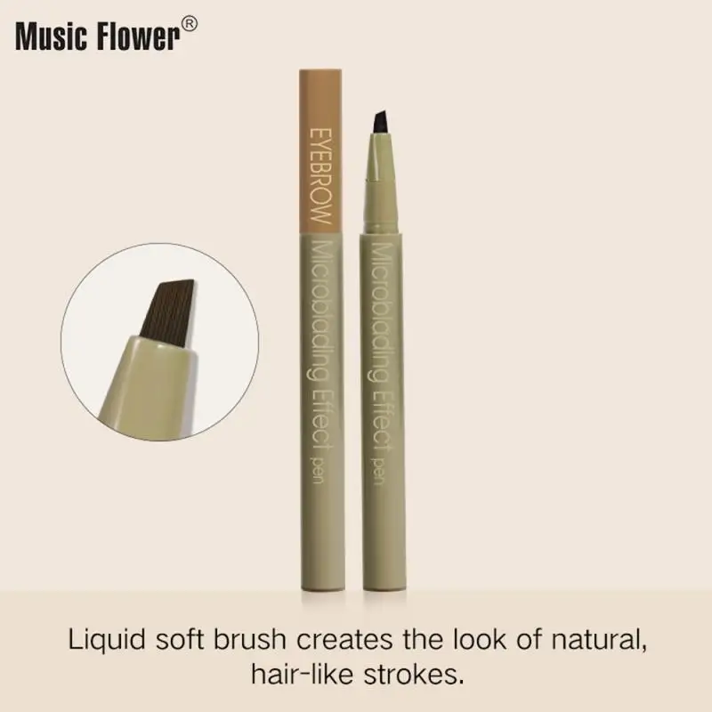 3 цвета карандаш для бровей матовый натуральный стойкий эффект микроблейдинга