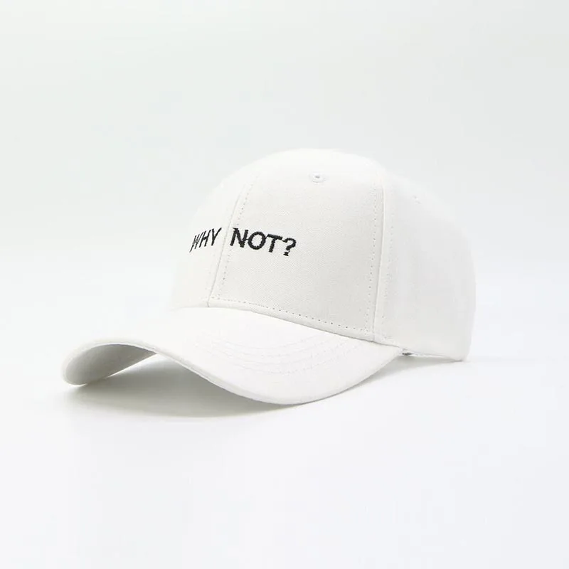 Бейсболка с надписью Why Not Snapbacks, хип-хоп кепка для мужчин и женщин, шапка для папы, хлопковая черно-белая облегающая Кепка для мальчиков и девочек, кепка s