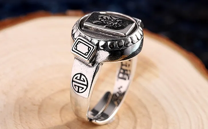 Мужское кольцо в стиле хип-хоп seiko из стерлингового серебра s925 пробы | Украшения и