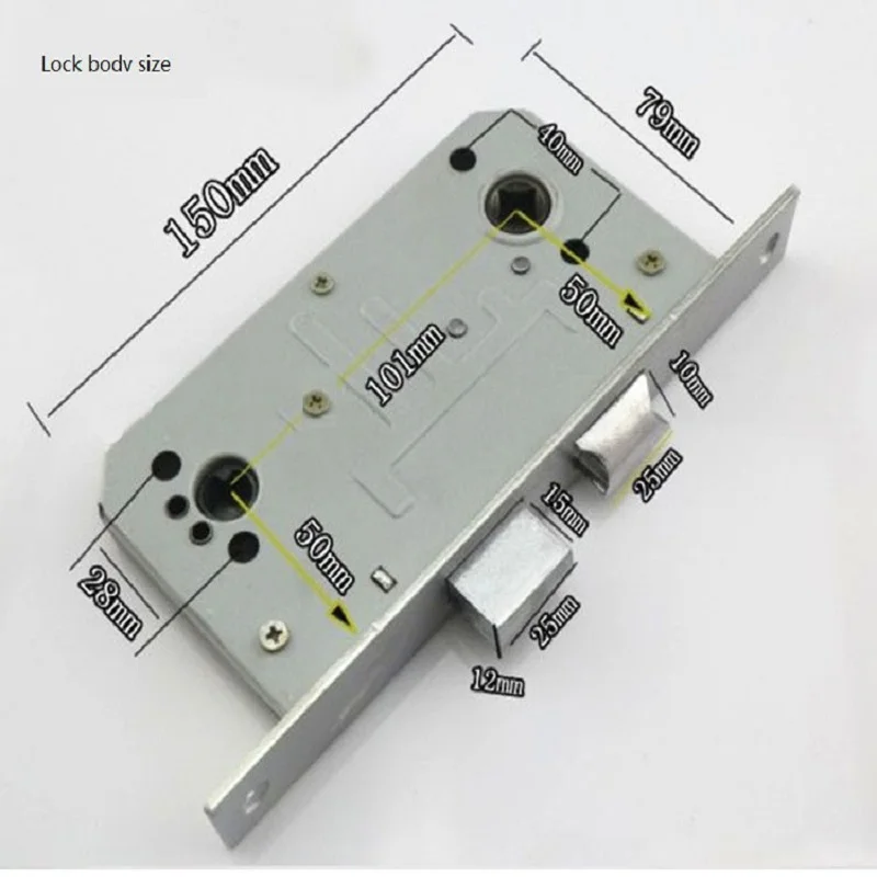 Дверная ручка высокое качество противопожарные дверные замки для прохода труб |