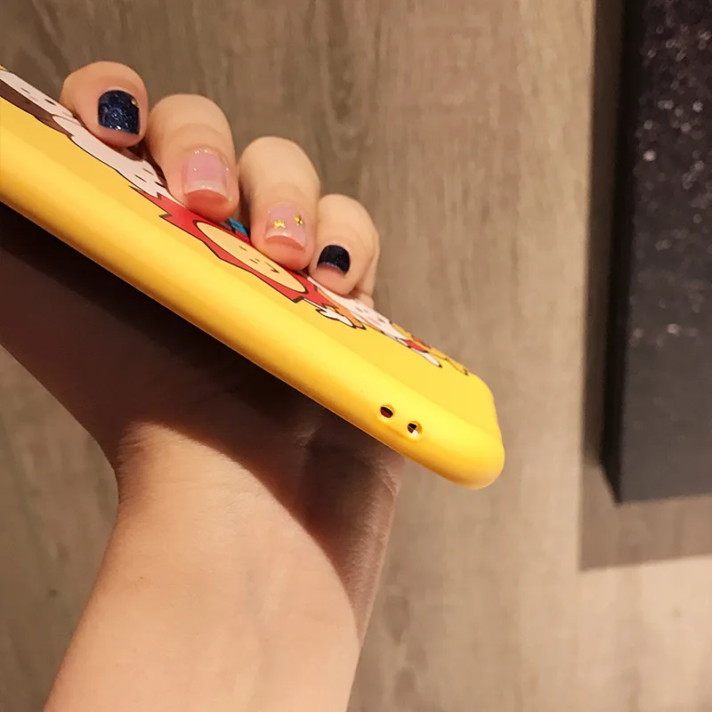 Милый мультяшный чехол для iphone 7 puls 8 6s 6 plus силиконовый X XR XS | Мобильные телефоны и